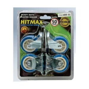 HITMAX heavy duty PU caster wheel set 4 pieces