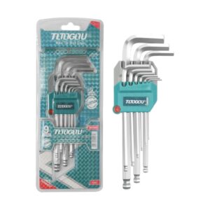 TOOGOU 202045 Ball Point Hex Key Set Medium 9pcs
