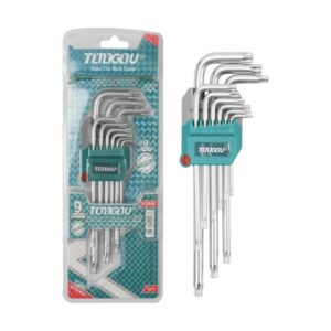 TOOGOU 202048 Torx Key Set Medium Arm 9pcs