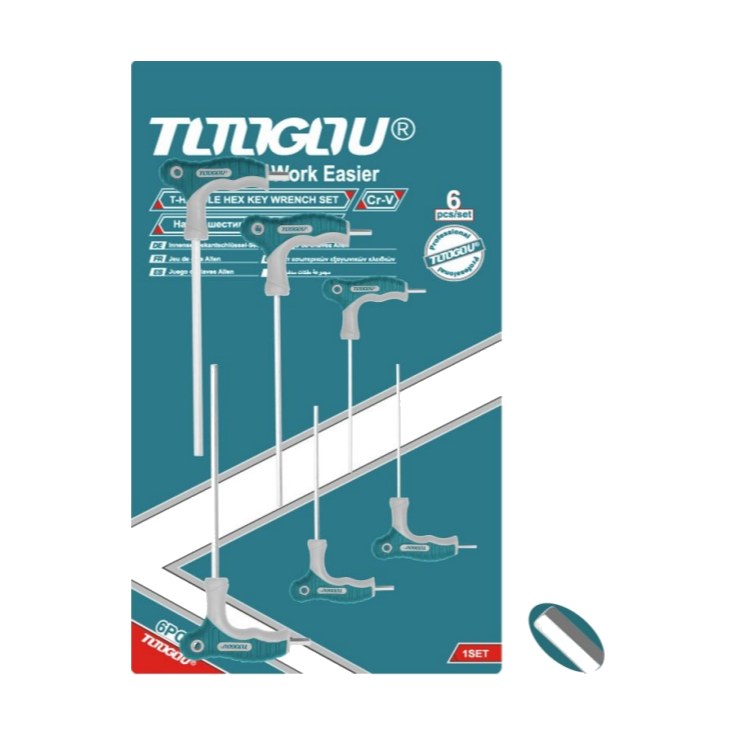TOOGOU 202054 T-Handle Hex Key Set 6pcs