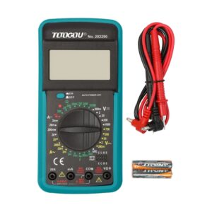 TOOGOU 202290 digital multimeter with test leads