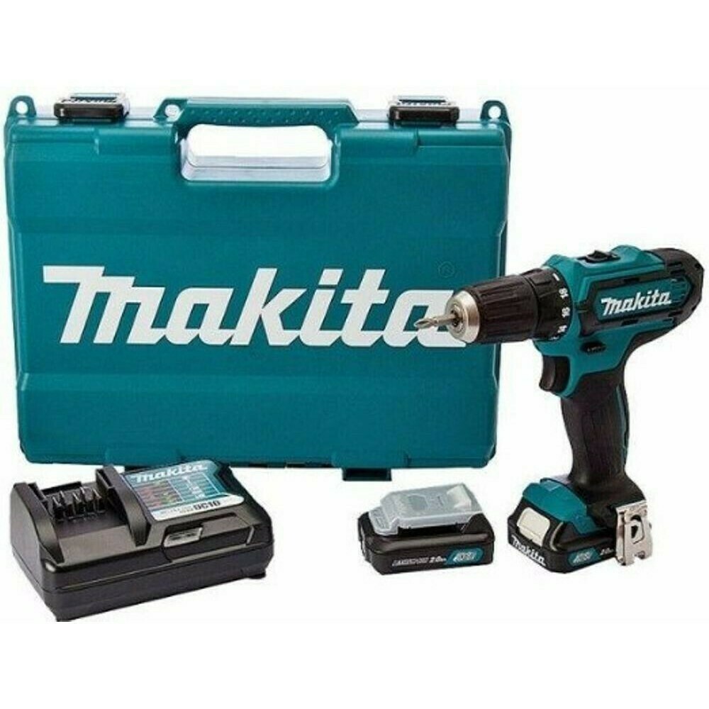 Makita LHPT0333B 12V Cordless 2 Speed Gear Box Hammer Driver Blue